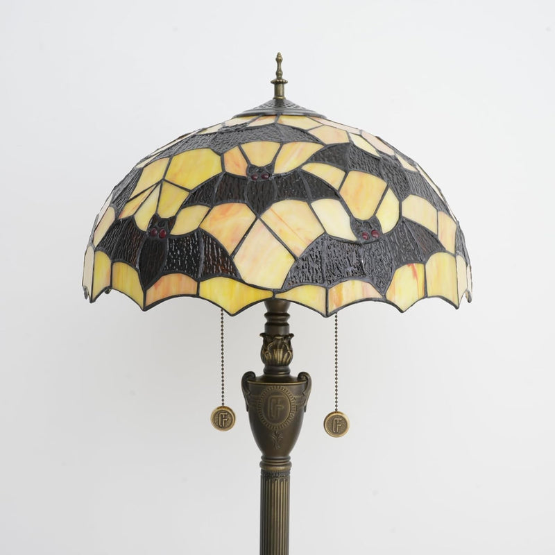 Tiffany Floor Lamp Monstera Deliciosa‌ Stained Glass