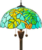 Tiffany Floor Lamp Monstera Deliciosa‌ Stained Glass