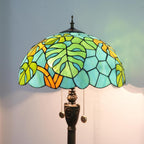 Tiffany Floor Lamp Monstera Deliciosa‌ Stained Glass