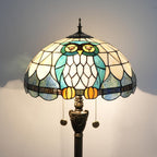 Tiffany Floor Lamp Monstera Deliciosa‌ Stained Glass