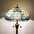 Tiffany Floor Lamp Monstera Deliciosa‌ Stained Glass