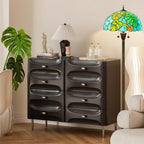 Tiffany Floor Lamp Monstera Deliciosa‌ Stained Glass