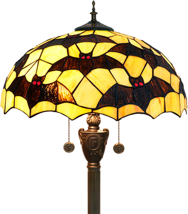Tiffany Floor Lamp Monstera Deliciosa‌ Stained Glass