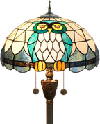Tiffany Floor Lamp Monstera Deliciosa‌ Stained Glass