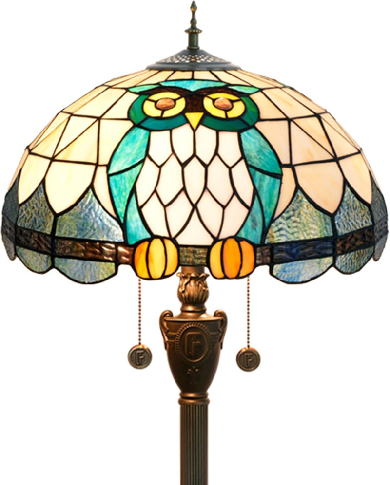 Tiffany Floor Lamp Monstera Deliciosa‌ Stained Glass