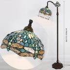 Tiffany Floor Lamp Sea Stained Glass Dragonfly Style