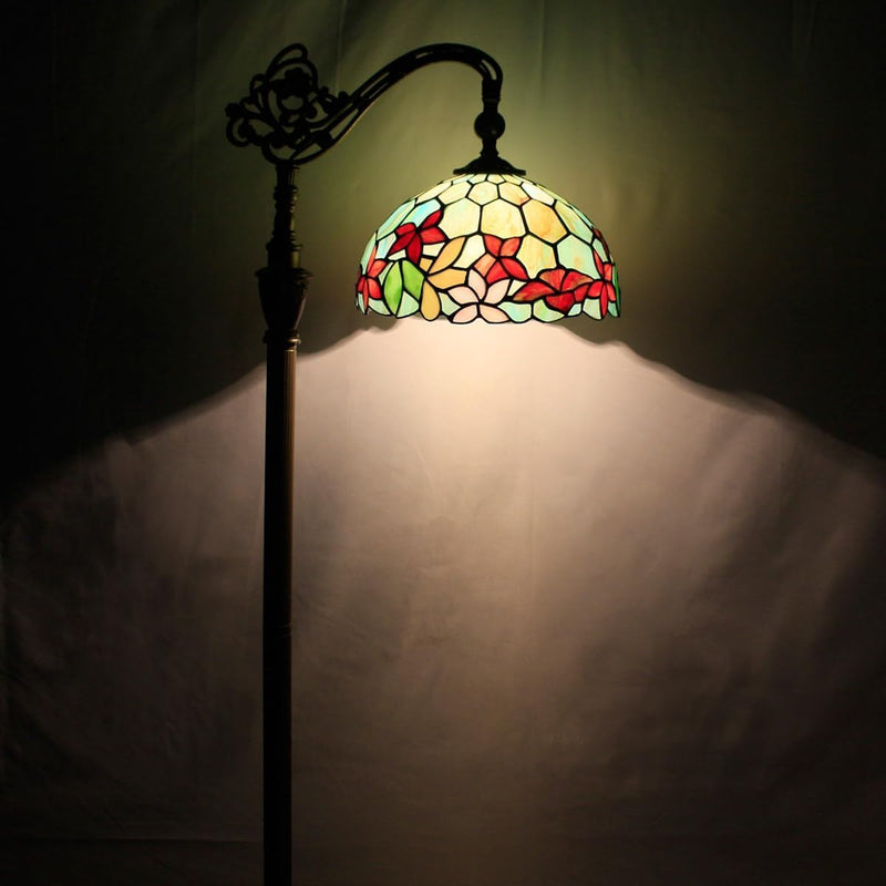 Tiffany Floor Lamp Stained Glass 18.88x12x67 Inch Dragonfly