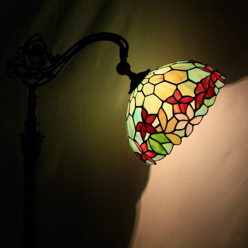 Tiffany Floor Lamp Stained Glass 18.88x12x67 Inch Dragonfly