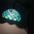 Tiffany Floor Lamp Stained Glass 18.88x12x67 Inch Dragonfly