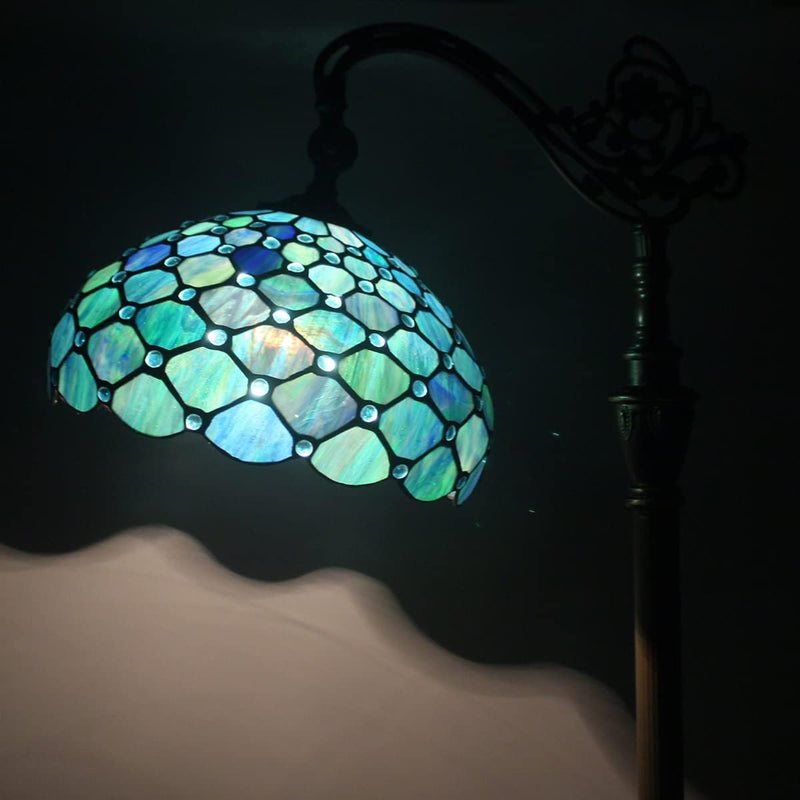 Tiffany Floor Lamp Stained Glass 18.88x12x67 Inch Dragonfly