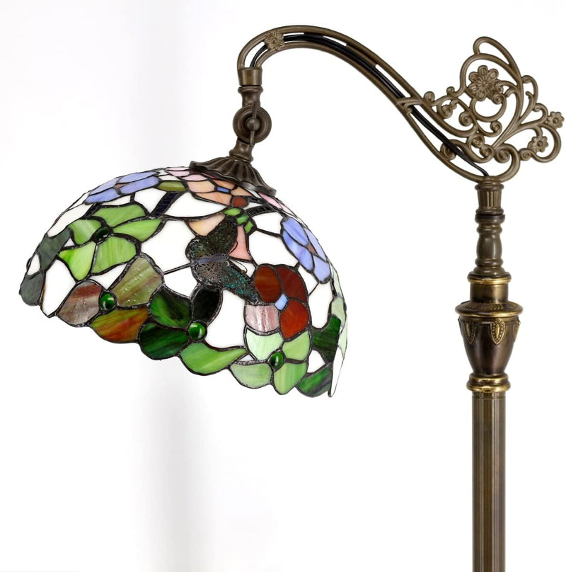 Tiffany Floor Lamp Stained Glass 18.88x12x67 Inch Dragonfly