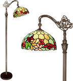 Tiffany Floor Lamp Stained Glass 18.88x12x67 Inch Dragonfly