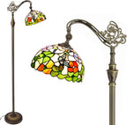 Tiffany Floor Lamp Stained Glass 18.88x12x67 Inch Dragonfly