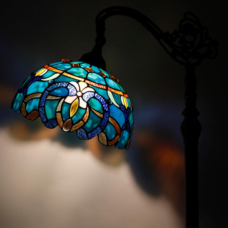 Tiffany Floor Lamp Stained Glass 18.88x12x67 Inch Dragonfly