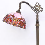 Tiffany Floor Lamp Stained Glass 18.88x12x67 Inch Dragonfly