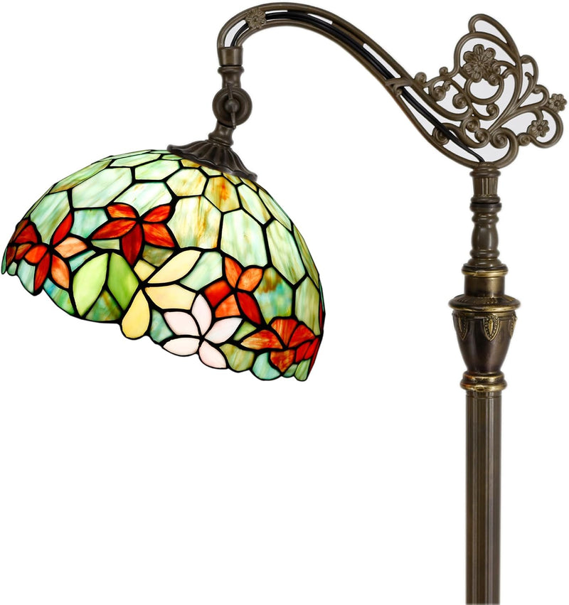 Tiffany Floor Lamp Stained Glass 18.88x12x67 Inch Dragonfly