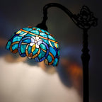 Tiffany Floor Lamp Stained Glass 18.88x12x67 Inch Dragonfly