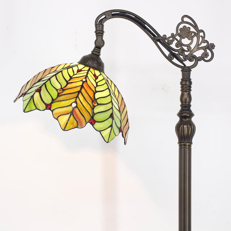 Tiffany Floor Lamp Stained Glass 18.88x12x67 Inch Dragonfly
