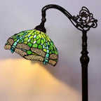 Tiffany Floor Lamp Stained Glass 18.88x12x67 Inch Dragonfly