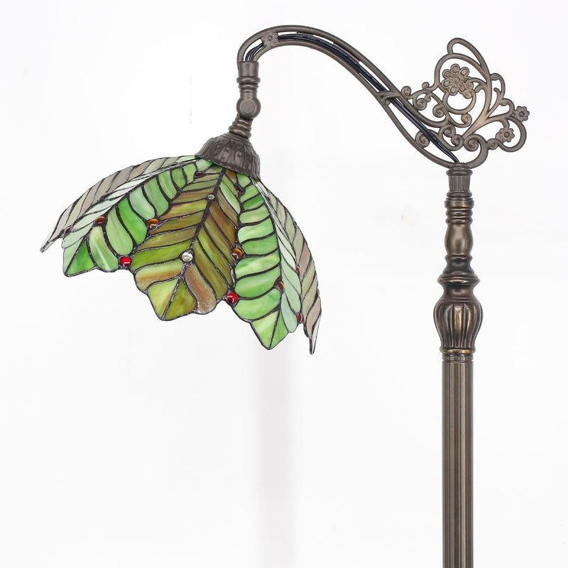 Tiffany Floor Lamp Stained Glass 18.88x12x67 Inch Dragonfly