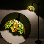 Tiffany Floor Lamp Stained Glass 18.88x12x67 Inch Dragonfly