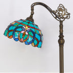 Tiffany Floor Lamp Stained Glass 18.88x12x67 Inch Dragonfly