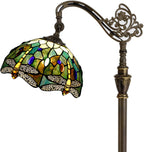 Tiffany Floor Lamp Stained Glass 18.88x12x67 Inch Dragonfly