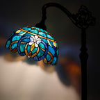 Tiffany Floor Lamp Stained Glass 18.88x12x67 Inch Dragonfly