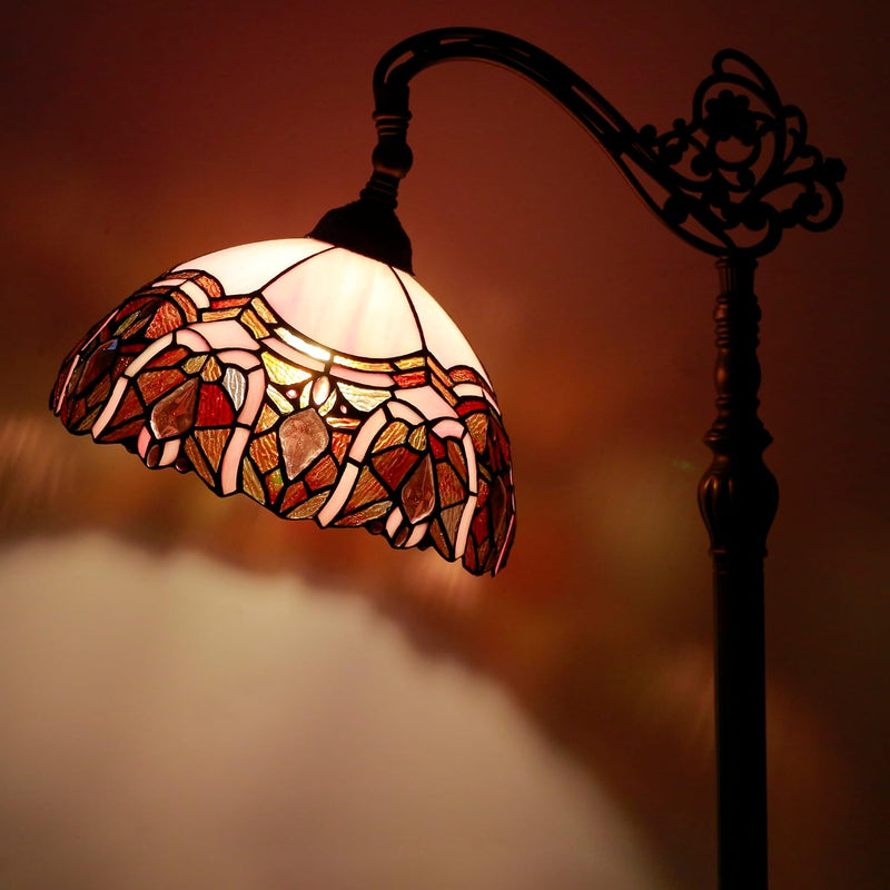 Tiffany Floor Lamp Stained Glass 18.88x12x67 Inch Dragonfly