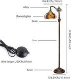 Tiffany Floor Lamp Vintage Standing Rose Flowers Style