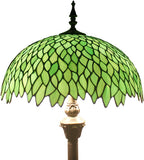 Tiffany Floor Lamp Wisteria Stained Glass Standing Reading