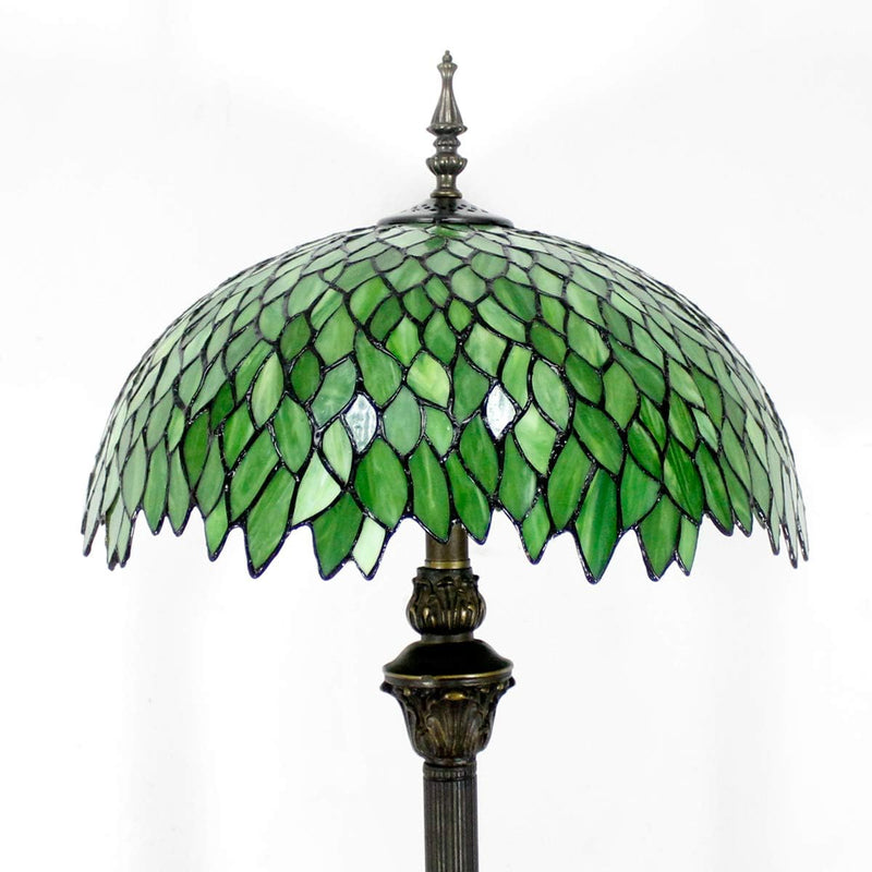 Tiffany Floor Lamp Wisteria Stained Glass Standing Reading