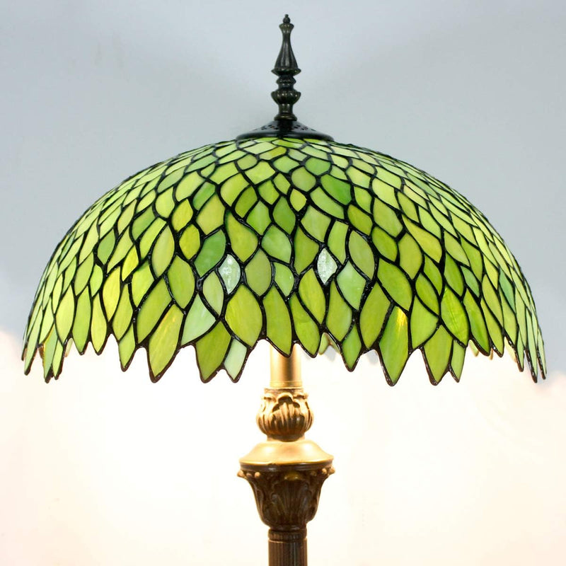 Tiffany Floor Lamp Wisteria Stained Glass Standing Reading