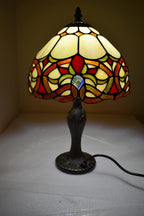 Tiffany Lamp 10 Inch Sapphire Dragonfly Stained Glass