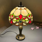 Tiffany Lamp 10 Inch Sapphire Dragonfly Stained Glass
