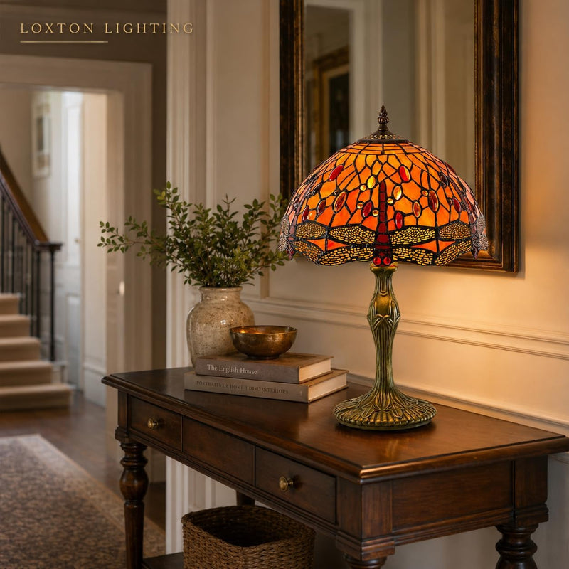 Tiffany Lamp 12 Inch Dragonfly