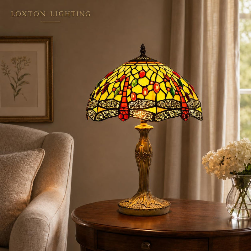 Tiffany Lamp 12 Inch Dragonfly
