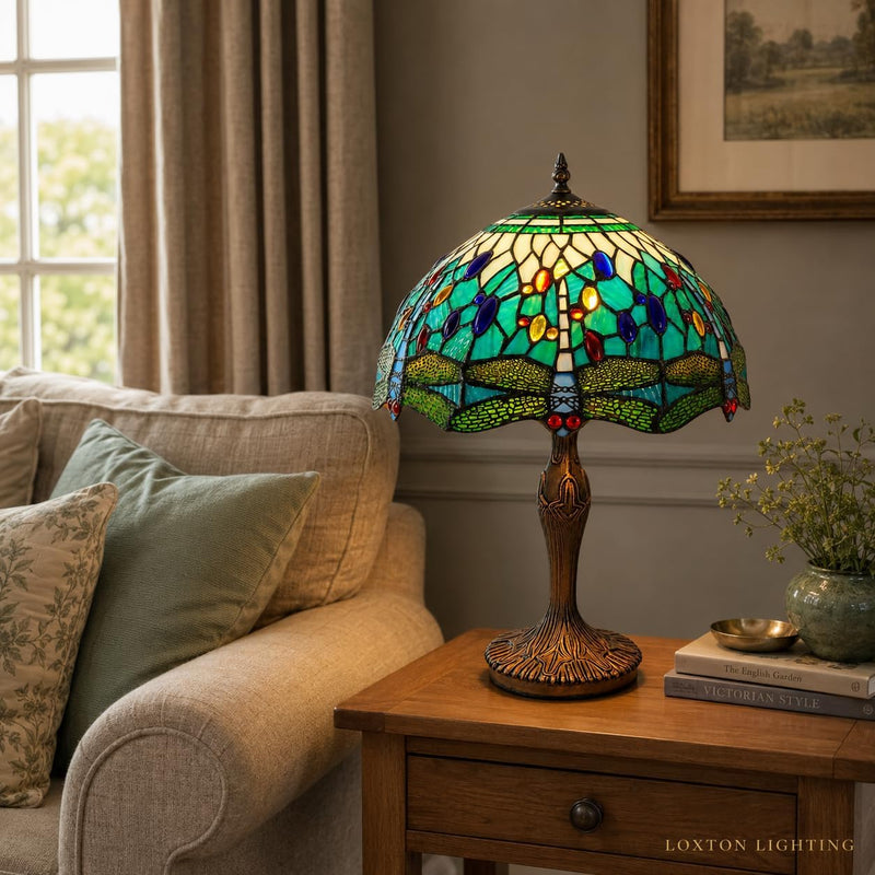 Tiffany Lamp 12 Inch Dragonfly