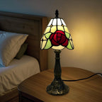 Tiffany Style Table Lamp 6.5" Sunflower Stained Glass