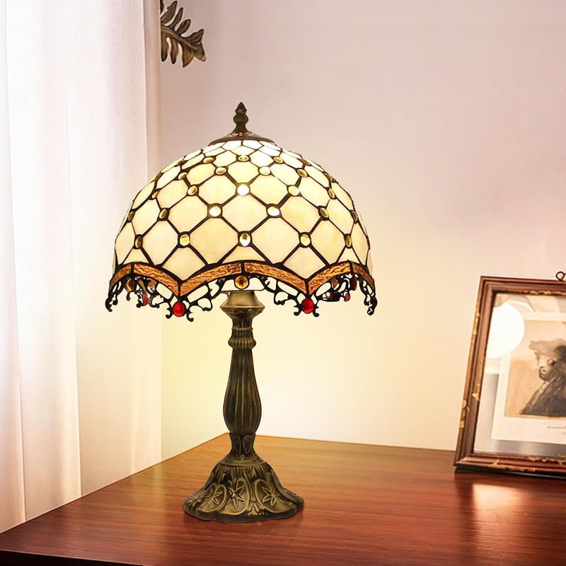 Tiffany Style Table Lamp 6.5" Sunflower Stained Glass