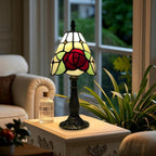 Tiffany Style Table Lamp 6.5" Sunflower Stained Glass