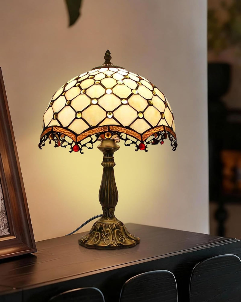 Tiffany Style Table Lamp 6.5" Sunflower Stained Glass