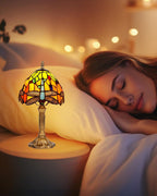 Tiffany Style Table Lamp 6.5" Sunflower Stained Glass