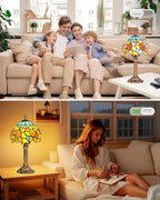 Tiffany Style Table Lamp 6.5" Sunflower Stained Glass