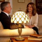 Tiffany Style Table Lamp 6.5" Sunflower Stained Glass