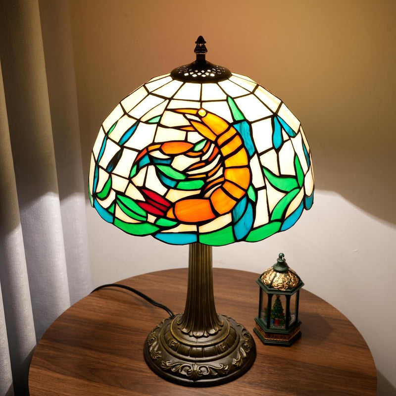 Tiffany Lamp Cute Calla Lily Flower Stained Glass