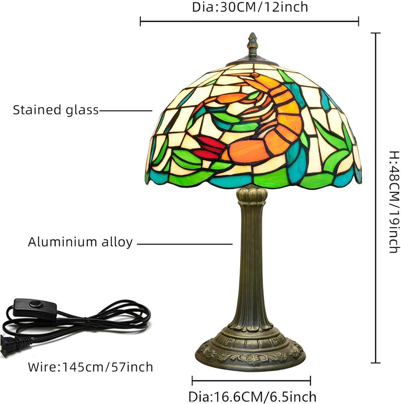 Tiffany Lamp Cute Calla Lily Flower Stained Glass