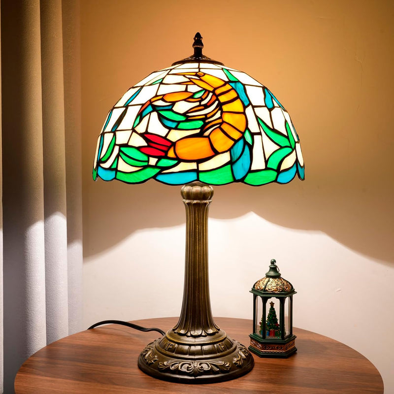 Tiffany Lamp Cute Calla Lily Flower Stained Glass