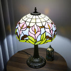 Tiffany Lamp Cute Calla Lily Flower Stained Glass
