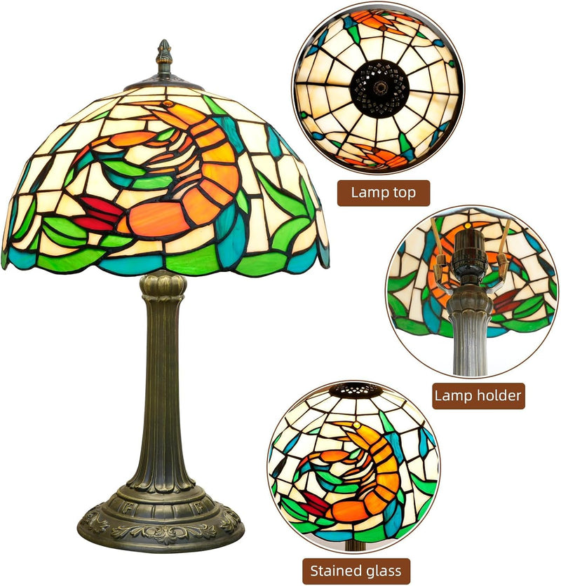 Tiffany Lamp Cute Calla Lily Flower Stained Glass